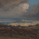 Cover image for Hobart Town from the Domain.
