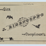 Cover image for With J. Bidencope's compliments.