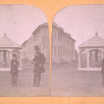 Cover image for [View of the prisoners' barracks, Campbell Street]