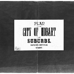 Cover image for Plan of the city of Hobart and suburbs, compiled from existing plans